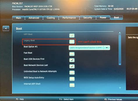 intel nuc boot menu show wrong options after clone|intel nuc legacy boot mode.